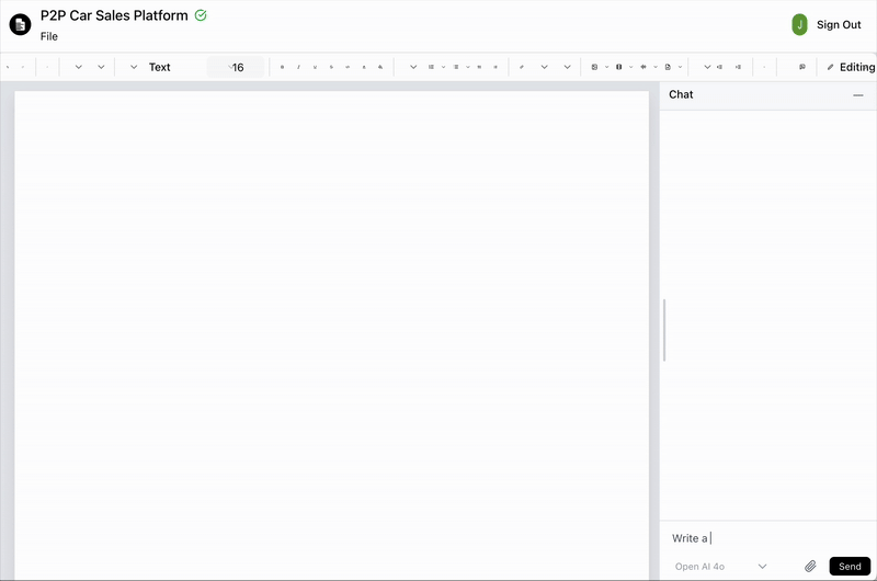 DocGPT Interface